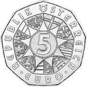 5 Euros New Year obverse image