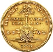 1 Goldgulden - Francis Louis of Erthal, Germany, 1779 reverse image