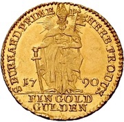1 Goldgulden - Francis Louis of Erthal, Germany, 1790 reverse image