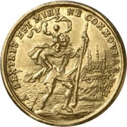 1 Ducat - Christoph Francis of Hutten, Germany, 1724 reverse image