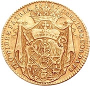 1 Ducat - Frederick Charles of Schönborn, Germany, 1731 reverse image