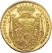 1 Ducat - Frederick Charles of Schönborn, Germany, 1732-1733 reverse image