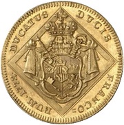 1 Ducat - Adam Frederick of Seinsheim, Germany, 1772 reverse image
