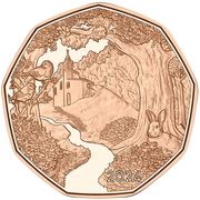 5 Euro Easter 2024, Austria, 2024 reverse image