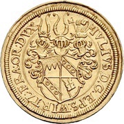 2 Goldgulden - Julius Echter of Mespelbrunn, Germany, 1581-1590 reverse image