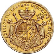 2 Ducats - John Philip of Greiffenclau of Vollraths, Germany, 1705 reverse image