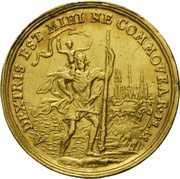 2 Ducats - Christoph Francis of Hutten, Germany, 1724 reverse image