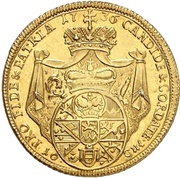 10 Gulden - Frederick Charles of Schönborn, Germany, 1735-1736 reverse image