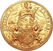3 Ducats - John Philip of Greiffenclau of Vollraths, Germany, 1707 reverse image