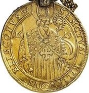 6 Ducats - John Gottfried of Aschhausen, Germany, 1619 reverse image