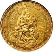 10 Ducats - John Philip of Greiffenclau of Vollraths, Germany, 1707 reverse image