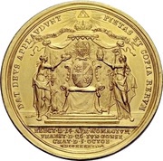 10 Ducats - Charles Philip of Greiffenklau-Vollraths Consecration as Prince-Bishop, Germany, 1749 reverse image