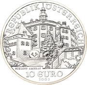 10 Euros Ambras Palace obverse image
