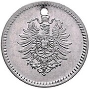 1 Pfennig - Wilhelm I type 1 - large shield - Pattern obverse image