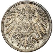 1 Pfennig - Wilhelm II type 2 - small shield - Pattern obverse image