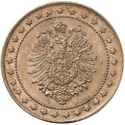 2 Pfennig - Wilhelm I Pattern, Germany, 1873-1877 obverse image