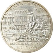 10 Euros Schönbrunn Palace obverse image
