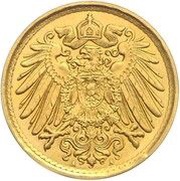 5 Pfennig - Wilhelm II type 2 - small shield - Pattern obverse image