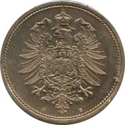 10 Pfennig - Wilhelm I type 1 - large shield obverse image