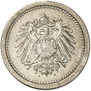 10 Pfennig - Wilhelm II type 2 - small shield - Pattern obverse image