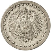 10 Pfennig - Wilhelm II type 2 - small shield - Pattern obverse image