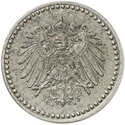 10 Pfennig - Wilhelm II type 2 - small shield - Pattern obverse image