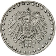 10 Pfennig - Wilhelm II type 2 - small shield - Pattern obverse image