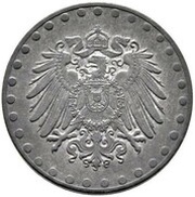 10 Pfennig - Wilhelm II type 2 - small shield; beaded border obverse image