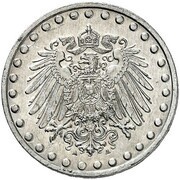 10 Pfennig - Wilhelm II type 2 - small shield - Pattern obverse image