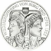 10 Euros Burg Theater and Opera reverse image
