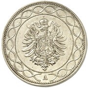 20 Pfennig - Wilhelm I Pattern obverse image
