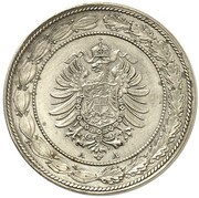 20 Pfennig - Wilhelm I Pattern obverse image