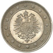 20 Pfennig - Wilhelm I Pattern obverse image