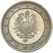 20 Pfennig - Wilhelm I Pattern obverse image