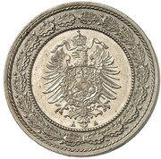 20 Pfennig - Wilhelm I Pattern obverse image