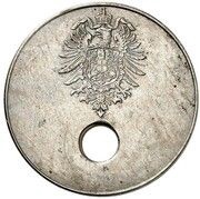 20 Pfennig - Wilhelm I Pattern, Germany, 1886 reverse image