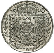 25 Pfennig - Wilhelm II Pattern obverse image