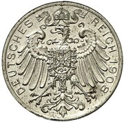 25 Pfennig - Wilhelm II Pattern obverse image
