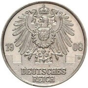 25 Pfennig - Wilhelm II Pattern obverse image