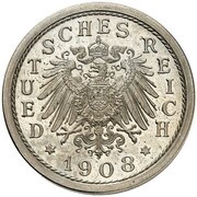 25 Pfennig - Wilhelm II Pattern obverse image