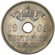 25 Pfennig - Wilhelm II Pattern obverse image