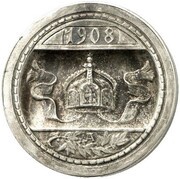 25 Pfennig - Wilhelm II Pattern obverse image