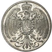 25 Pfennig - Wilhelm II Pattern obverse image