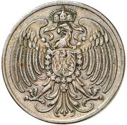 25 Pfennig - Wilhelm II Pattern obverse image