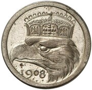 25 Pfennig - Wilhelm II Pattern obverse image