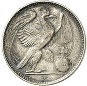 25 Pfennig - Wilhelm II Pattern, Germany, 1908 reverse image