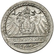 25 Pfennig - Wilhelm II Pattern obverse image