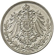 25 Pfennig - Wilhelm II Pattern obverse image