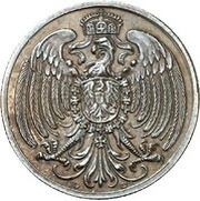 25 Pfennig - Wilhelm II Pattern obverse image