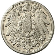 25 Pfennig - Wilhelm II Pattern obverse image